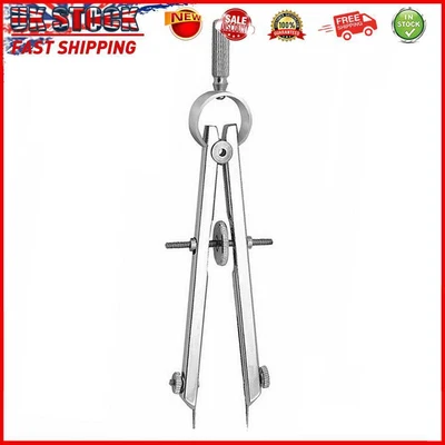 £5.39 • Buy Drafting Compass W/Lock Math Compass Drawing Metal Geometry Compass Bow Divider