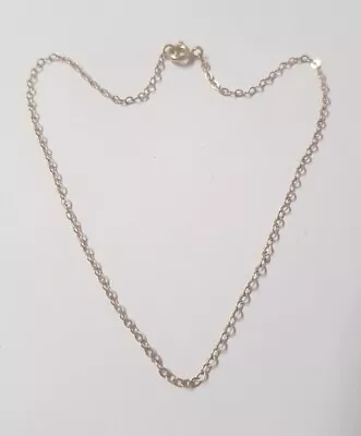 9ct Gold Anklet Oval Chain Link - 9.25  0.73g • £47