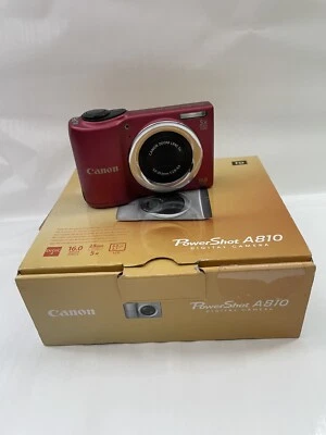 £64.99 • Buy Canon Powershot A810 16mp Compact Digital Camera 5x Optical Zoom HD Video Boxed