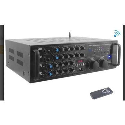 $130 • Buy Pyle Pro 2000W Karaoke Mixer/Amplifier With Bluetooth ( Opened Box)
