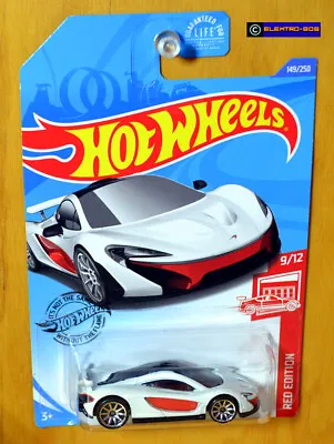 Hot Wheels McLaren P1 [USA Exclusive/White] Red Edition- New/Sealed/XHTF [E-808] • $28