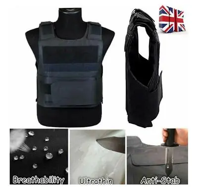 £17.99 • Buy Anti Stab Vest Body Armour Anti-knifed Security Stab Proof Vest Bulletproof UK69