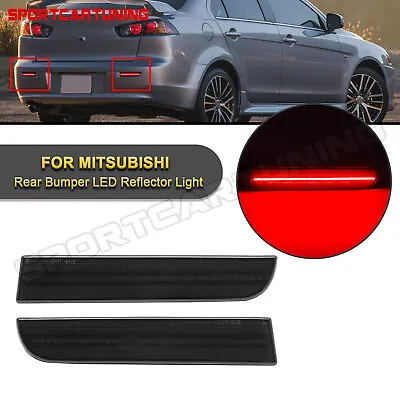 LED Bumper Reflector Tail Brake Rear Fog Signal Lights For Mitsubishi Lancer Evo • $22.04