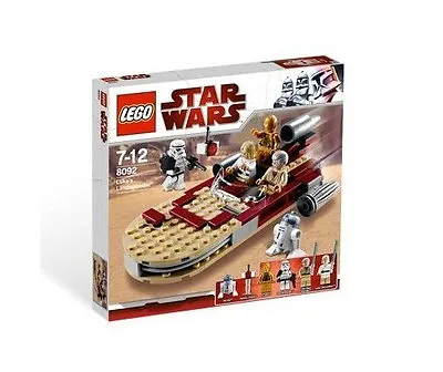 Lego Star Wars Luke's Landspeeder 8092 Obiwan C3PO R2D2 • $113.99