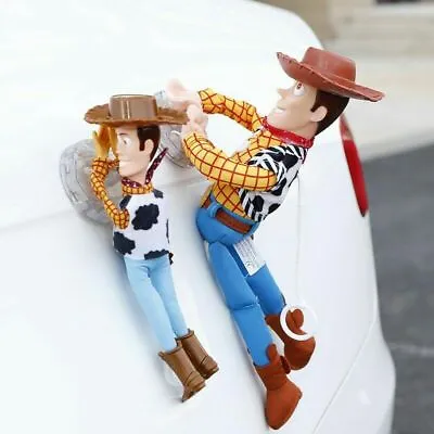 £8.17 • Buy Funny 3D Toy Story 4 Sherif Woody And Buzz Car Dolls Outside Car Hanging Decor 