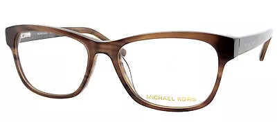 Michael Kors MK829 226 53mm Brown Horn Plastic Rectangle Eyeglasses 53mm • $48.99
