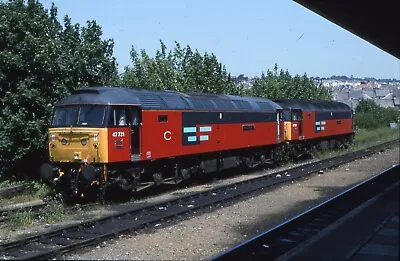 £3.49 • Buy 35mm Slide British Railway Br Class 47 - 47721 & 47757 At Plymouth 27/06/1995