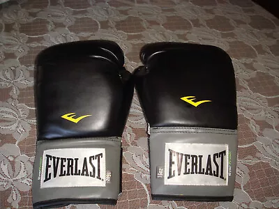 Everlast Pro Style Training Boxing Gloves 16oz Black With Mesh BRAND NEW • $30