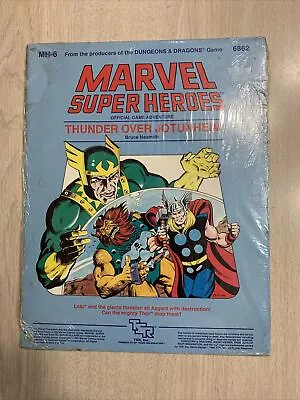 Marvel Super Heroes Thunder Over Jotenheim Official Game Adventure Sealed New • $40