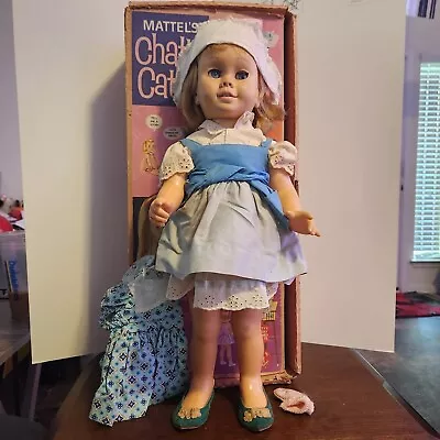Vintage 1959 Mattel CHATTY CATHY DOLL W/Box Extra Dress Eyes Work Voice Doesn't • $300