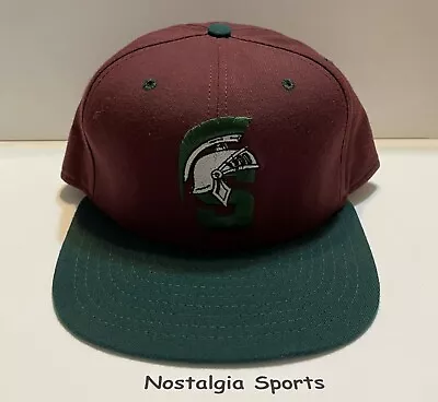 Vintage MICHIGAN STATE SPARTANS NEW ERA SnapBack HAT NWOT NEW Old Stock LAST 1 • $39.95