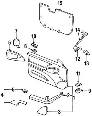 Genuine GM 1995-1999 Chevrolet Monte Carlo Window Switch Driver Side 88894538 • $85.68