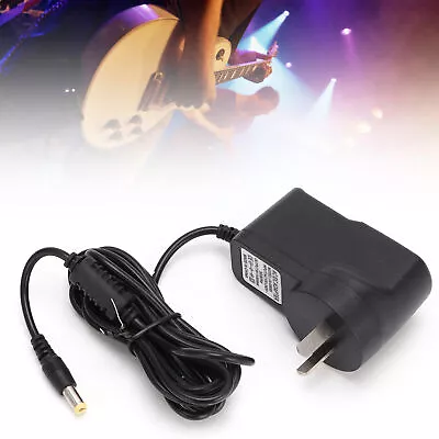 (AU Plug)Power Adapter 9V Black Multi Effects Plastic Widely Applicable DTS • £9.51