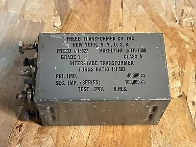 Vintage Freed Interstage Input Push-Pull Driver Audio Transformer #15327 • $39