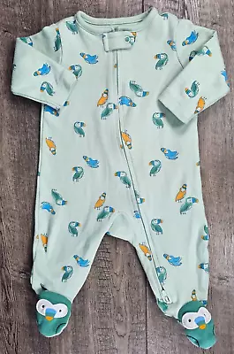 Baby Boy Clothes Nwot Just One You Carter's 3 Month Parrot Footed Outfit • $15.99