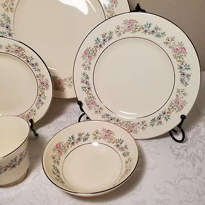 Vintage Minton Summer Song - 5 Piece Dinnerware Set - Great Condition.  • $45