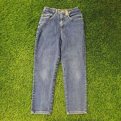 Vintage 80s SASSON High-Waist Tapered Jeans Teens 10 26x26 Faded Stonewash TALON • $102.85