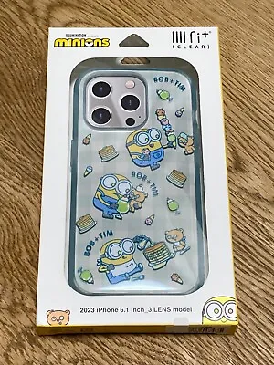 Gourmandies IPhone 15 Pro 6.1 Case MINIONS IIIIfit Bob Tim Pattern MINI-454B • $49.97