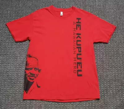 Eddie Aikau Foundation Men's Large Red T Shirt He'Kupueu Hawaiian Hero • $39.95