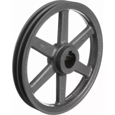 $144.99 • Buy Double Groove 2AK124 1  Sheave PULLEY OD:12.3  CAST IRON Bore ID:1  V-Belt A 4L 
