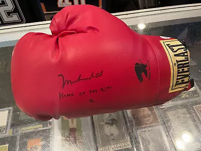 92 Muhammad Ali Heavyweight Greatest Signed 'king Of The Ring' Boxing Glove Jsa • $3000