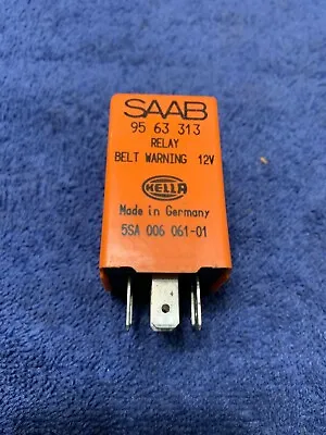 91 - 93 Classic Saab 900 Later Style Ignition Key Seat Belt Orange Warning Relay • $29.95