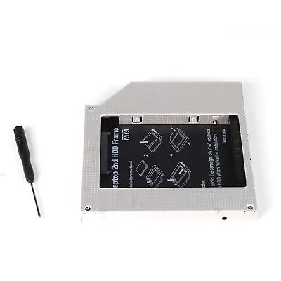 £10.99 • Buy Pata/IDE To Sata 2nd HDD SSD Hard Drive 12.7mm Caddy Bay For Sony VGN-FW140E