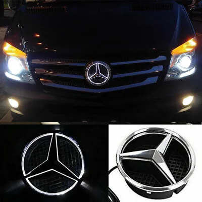 Led Lighted Star Grill Emblem With Light Badge For Mercedes Sprinter 2013-2022 • $43.99