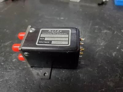 $35 • Buy RF Coaxial Relay Switch (Loral Narda) 130-B2347-A1E-XC1, SMA, Latch USA
