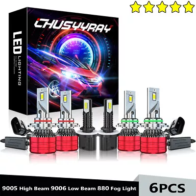 For Corvette C5 1997-2004 Combo 6000K LED Headlight Hi/Low Beam Fog Light Bulbs • $59.99