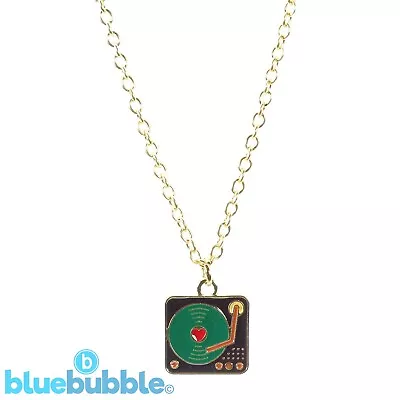 Bluebubble HEY DJ Necklace Funky Music Pop Dance Fun Cool Retro 80s 90s Kitsch • £7