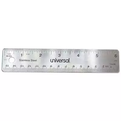 Universal Stainless Steel Ruler Standard/Metric 6  • $9.05