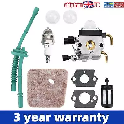 £10.98 • Buy Carburetor Carb Air Filter Kit For Stihl FS45 FS46 FS55 FC55 FS38 HS45 FS74 FS75