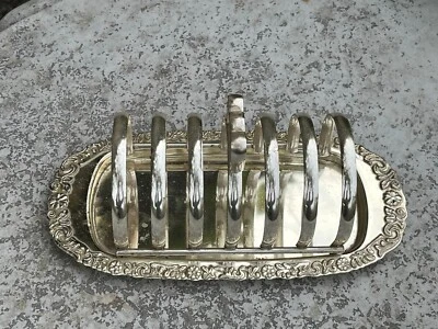 £9.99 • Buy Vintage Silver Plated Toast Rack.