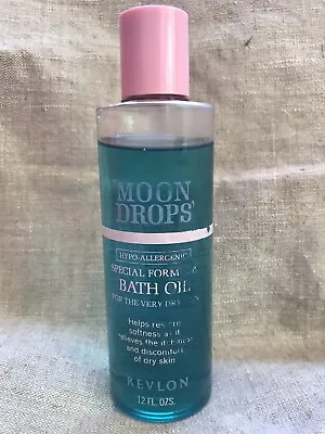 Vintage Revlon Moon Drops Bath Oil 12 Oz • $39.99