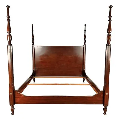 Ralph Lauren King Mahogany Plantation British Colonial Poster Bed Frame • $3995