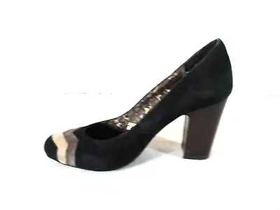 £22.34 • Buy Missoni Black Brown Suede Pumps Heels Shoes Women's 8 (SW37)