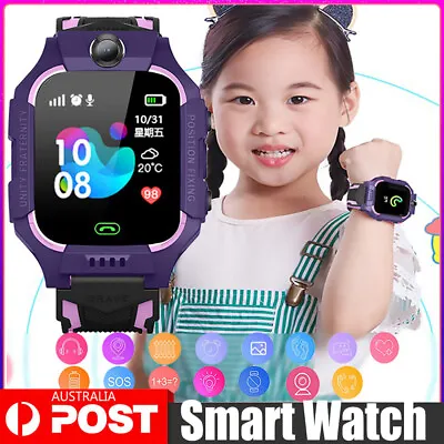 $24.89 • Buy Kids Tracker Smart Watch Phone GSM SIM Alarm Camera SOS Call For Boys Girls 2021