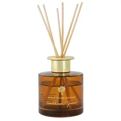 Reed Diffuser Luxury Home Bathroom Fragrance Perfume 200ml Sandalwood & Jasmine • £13