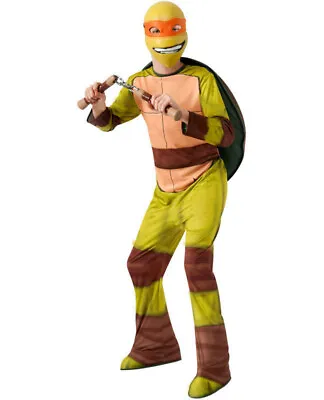 TMNT Michelangelo Costume Child L 12-14 Teenage Mutant Ninja Turtles Halloween • $22.99