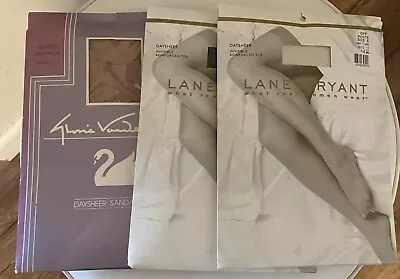 Vintage Gloria Vanderbilt Sandalfoot Size B Lane Bryant Pantyhose Size E • $25