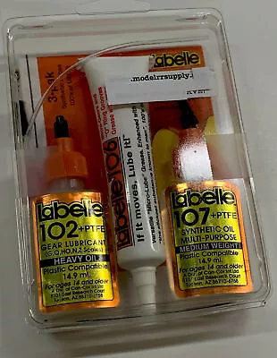 Labelle 1001 Kit: 102 Gear Lube 106 Grease 107 Oil HO/O/S/LGB      MODELRRSUPPLY • $29.75