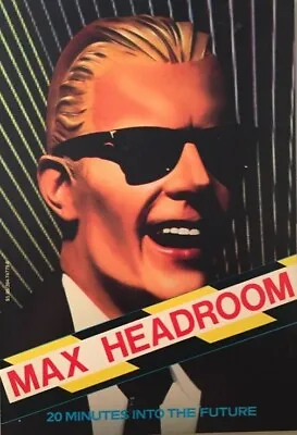 Max Headroom 20 Minutes Into Future Picture Book Of Film Steve Roberts - 1986 • $19.99