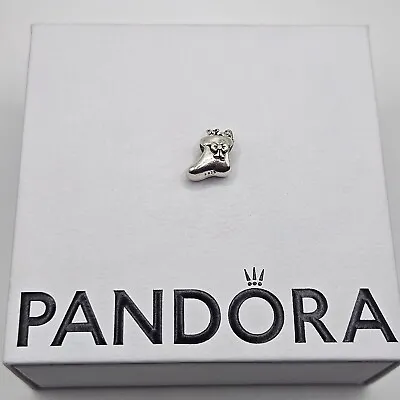 Genuine Pandora Christmas Stocking Teddy Bear Charm ALE 925 #791038 • £14