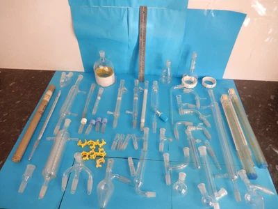 £150 • Buy Selection Of Laboratory Quickfit Glassware Mostly B14 Home Schooling 1