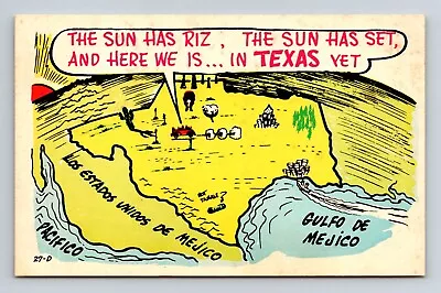 Vintage Post Card Funny Texas Unposted 3.5x5.5 Inch • $4.65