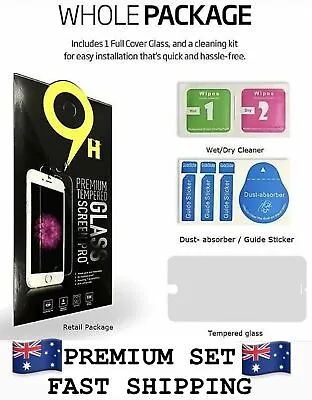 $5.99 • Buy Tempered Glass Screen Protector Iphone 14 13 12 11 Xr Xs X Se 8 7 6 Pro Max Plus