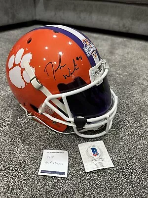 Deshaun Watson Signed Clemson 2016 National Champion Full Size Helmet BAS • $300