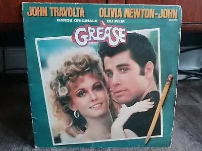 £11.99 • Buy Grease Soundtrack 1978 Double Vinyl Record 12  LP French Pressing Rare Import