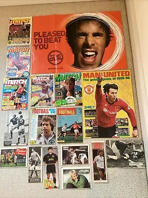 ShootMatch Football Magazine Player PostersPlayer PicsMAN UTD (set 50) • £2.50